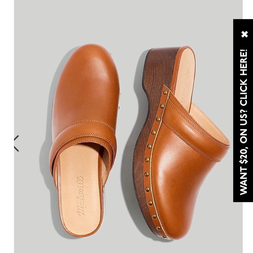 Madewell Cecily Clog, size 9. Worn once.